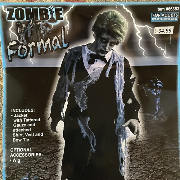 Halloween Zombie Apocalypse Formal Costume NWT - Picture 1 of 6